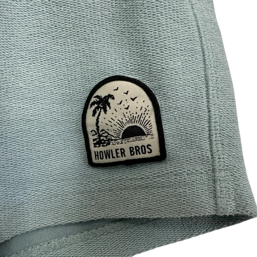 Howler Brothers Boys Tranquilo Chill Shorts Terry Size Small Sea Foam Green